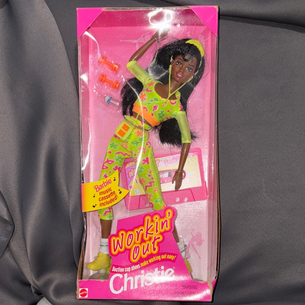 Mattel 1996 Barbie Workin out Christie